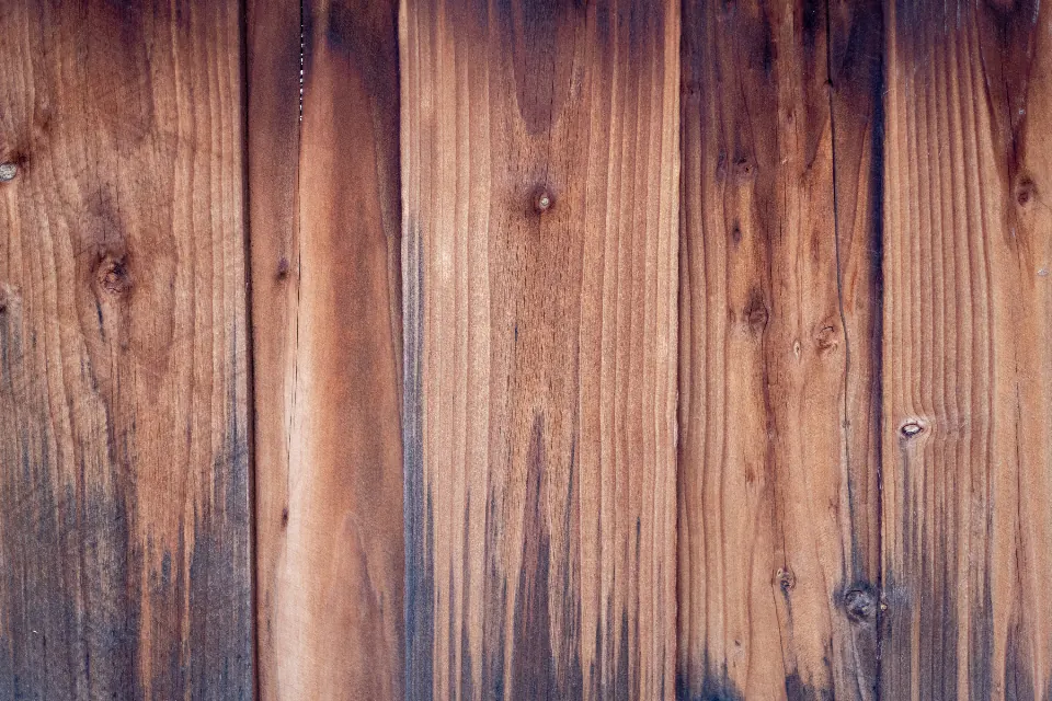 Tablones de madera vieja vistos de cerca