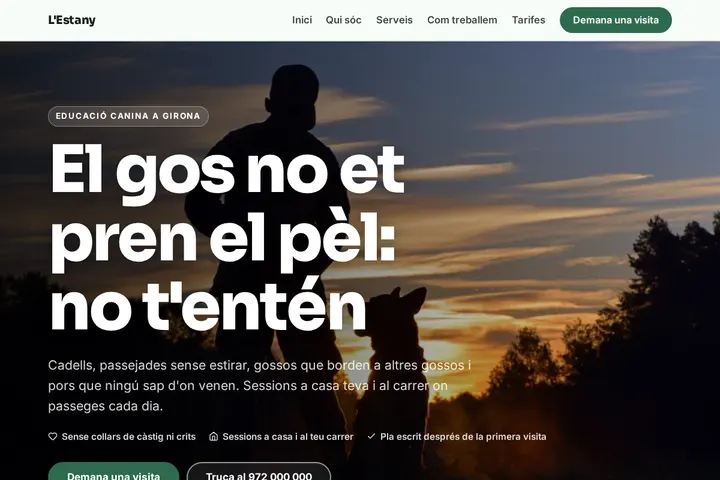 Captura de Educació Canina L'Estany