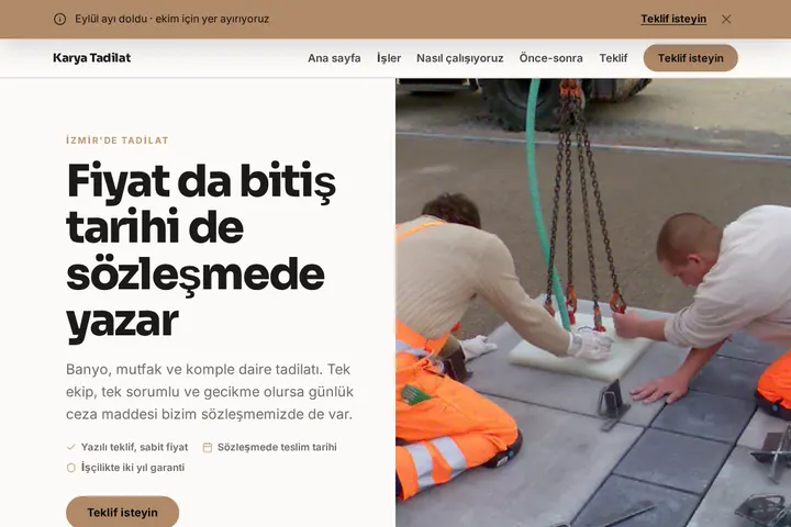 Karya Tadilat ekran görüntüsü