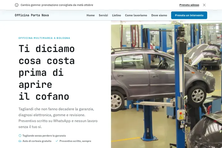 Screenshot di Officina Porta Nova