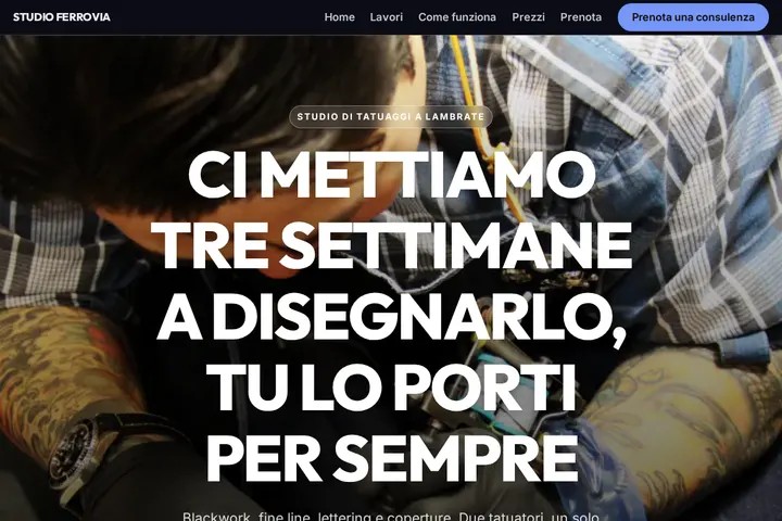 Screenshot di Studio Ferrovia Tattoo